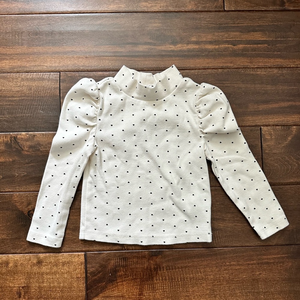Gap Puff Sleeve turtleneck 2T